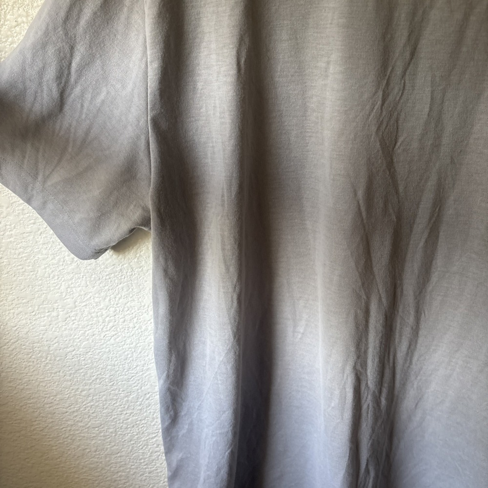 Adidas T-Shirt Mens Size XL Gray 3-Stripe Short Sleeve - Picture 14 of 16